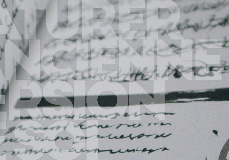 Raturer l’ancienne version de soi